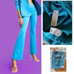 ASOS Bright Blue Boot Cut Pants